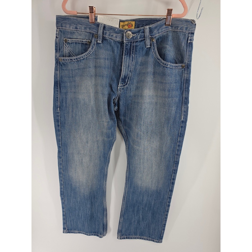 Wrangler 20X Vintage Bootcut Jeans Mens 36x30 Medium Wash Denim 1042MWXLB